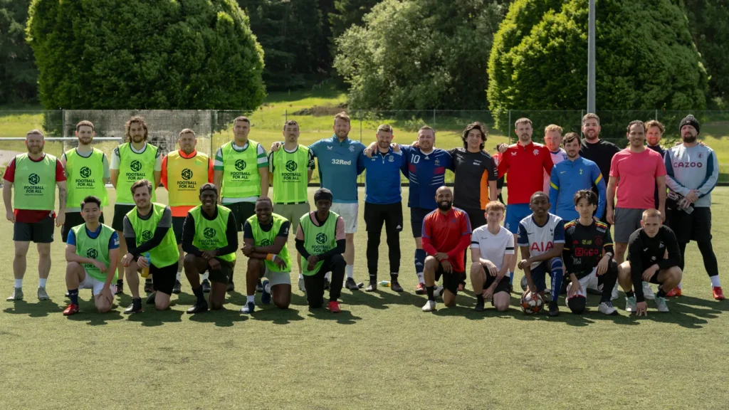 Casual football organised by a non-profit Football for All