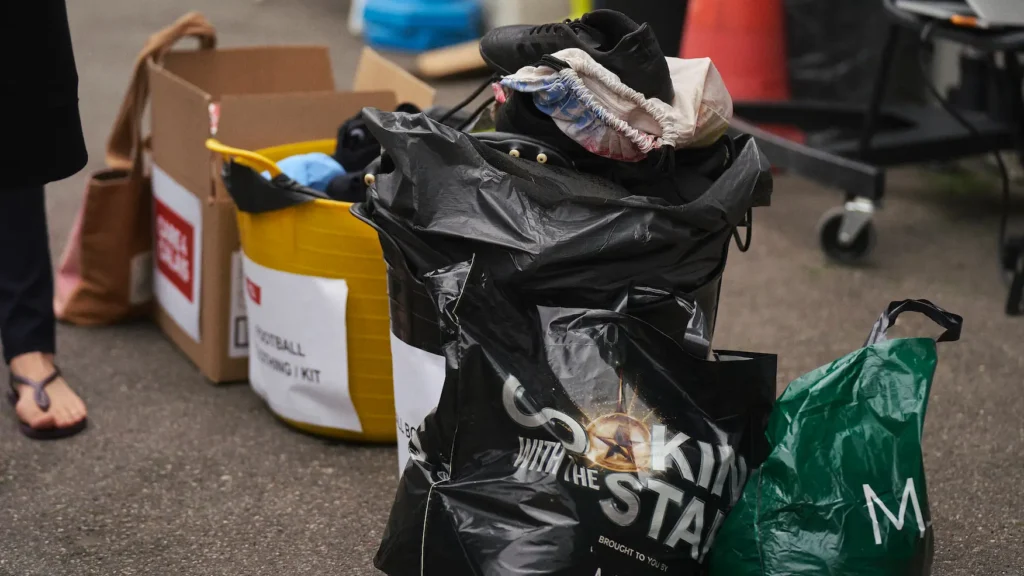 Sustainable football recycling at local pitches