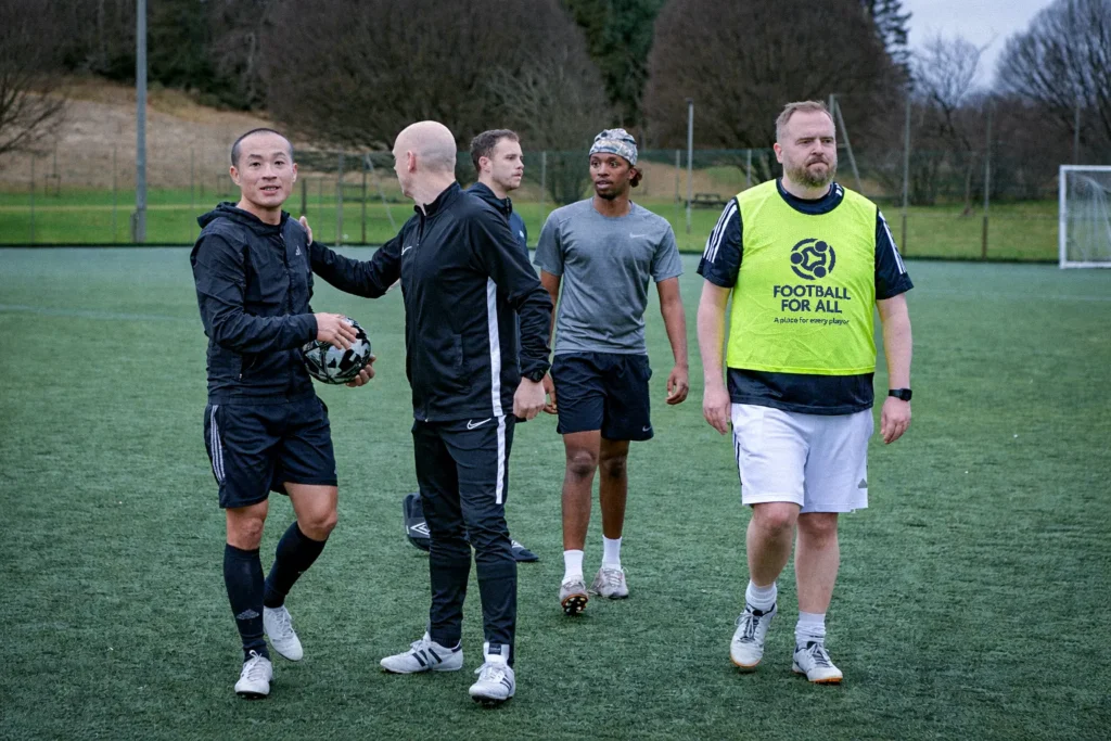 The easiest way to create social connections is through playing football together