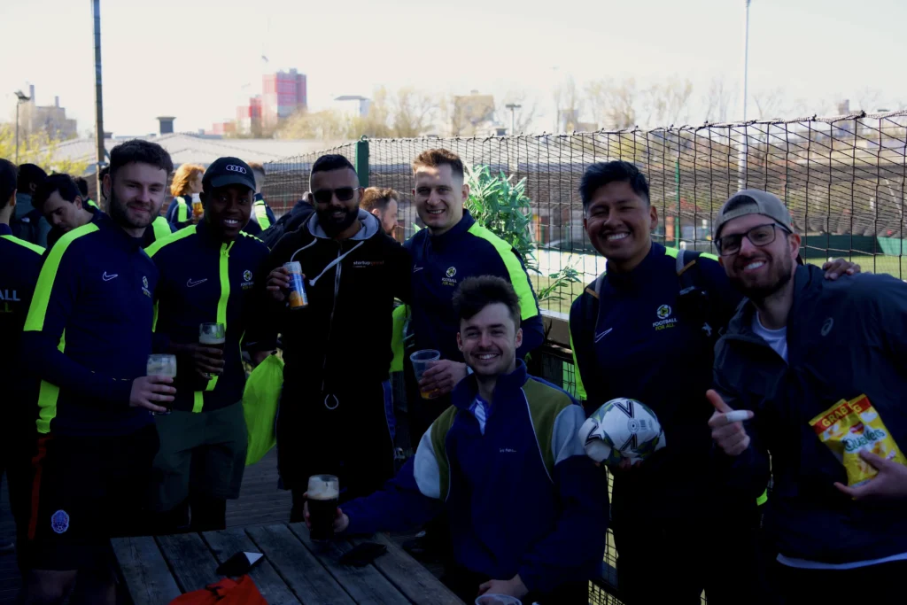 Newcomers and expats football community in the UK